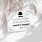 Tanú felkérő (férfi)