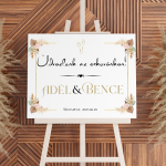 Digitális Köszöntő Tábla - Rusztikus