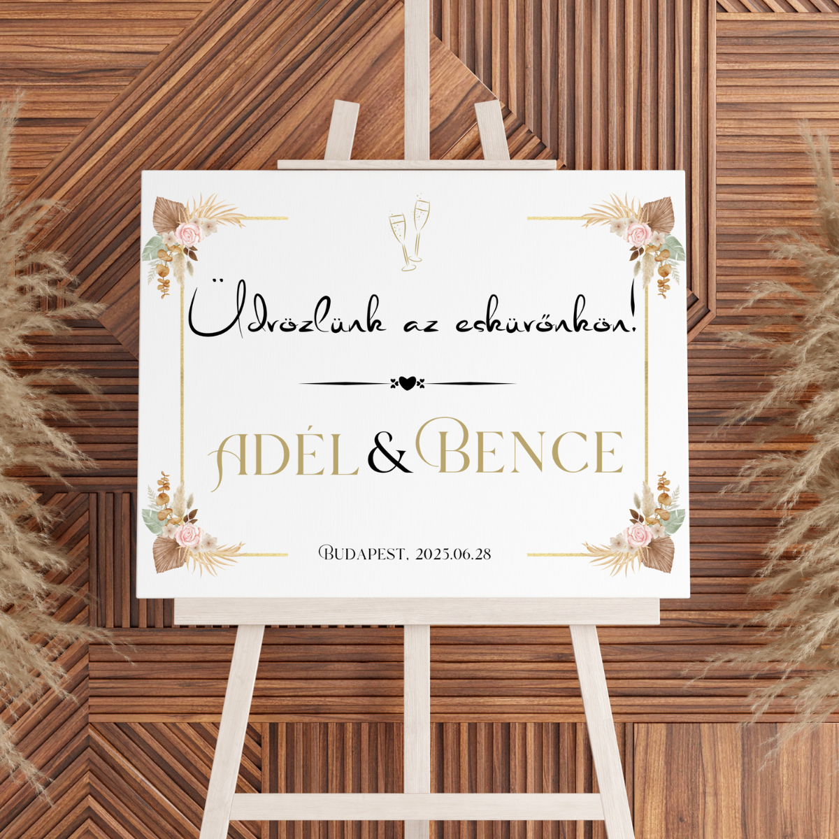 Untitled design (1) Köszöntő Tábla - Rusztikus2 - Image 1