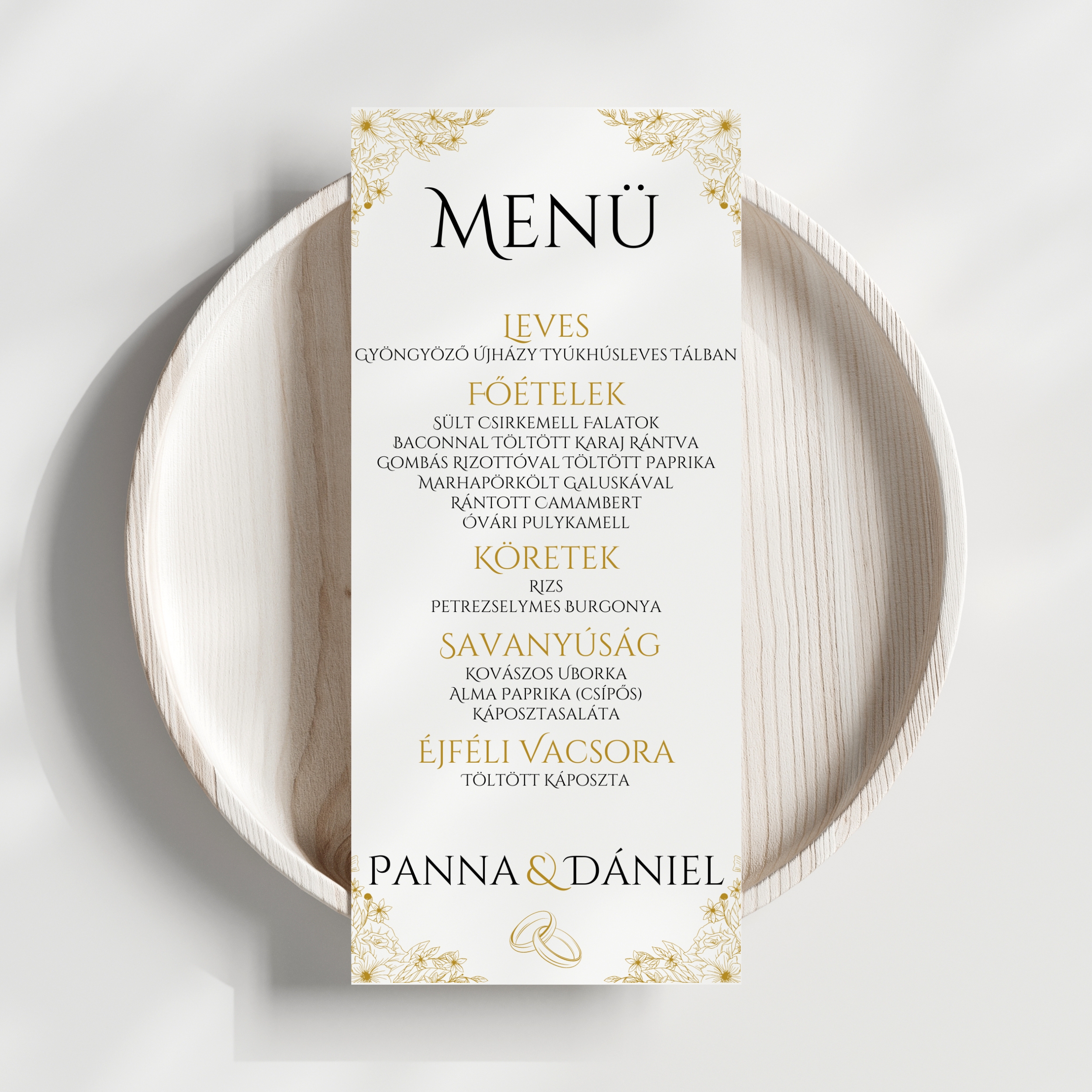 arany virágos_menü (1) Menükártya - Arany Virágos - Image 1