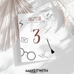 Asztalszám - Harry Potter