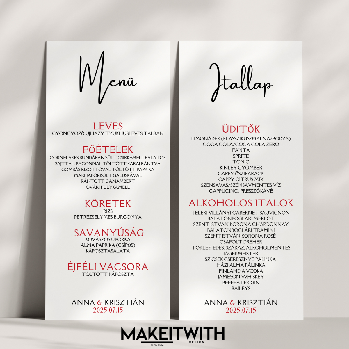 modern_menü Menükártya - Modern - Image 1