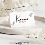 Ültetőkártya - Modern