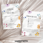 Kétoldalas - Színes Réti Virágos