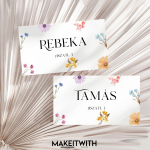 Ültetőkártya - Színes Réti Virágos