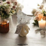 Elegáns, spirál formájú szójaviasz gyertya - Image 3