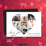 SZERELMES SZÍVKÉP Hűtőmágnes - Image 2