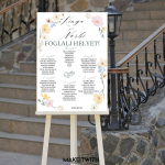 Ültető Tábla - Színes Virágos