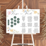 Digitális Ültető Tábla – Színes Virágos