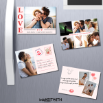 VALENTIN NAPI hűtőmágnes