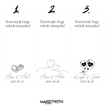 Emléküveg – Esküvői köszönőajándék - Image 4