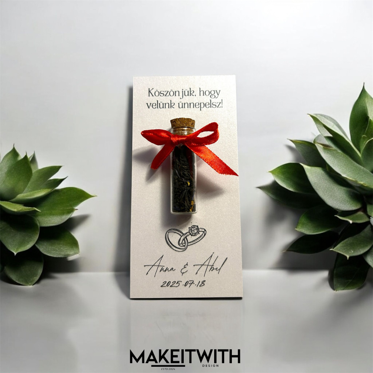 Untitled design (1) Emléküveg – Esküvői köszönőajándék - Image 1