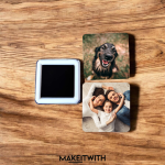 3 darabos Egyedi Családi Képes Hűtőmágnes Szett