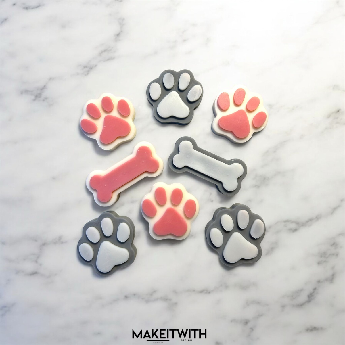 sok Mancsos és csontos illatviasz - Választható illattal - Image 1