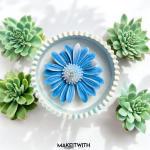 Édes magnólia Illatú Kerámia Gyertya – Kézműves Egyediség - Image 3