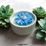 Édes magnólia Illatú Kerámia Gyertya – Kézműves Egyediség