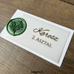 Prégelt Ültetőkártya Pecséttel - Image 4