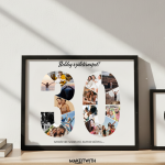 Egyedi születésnapi fotókollázs