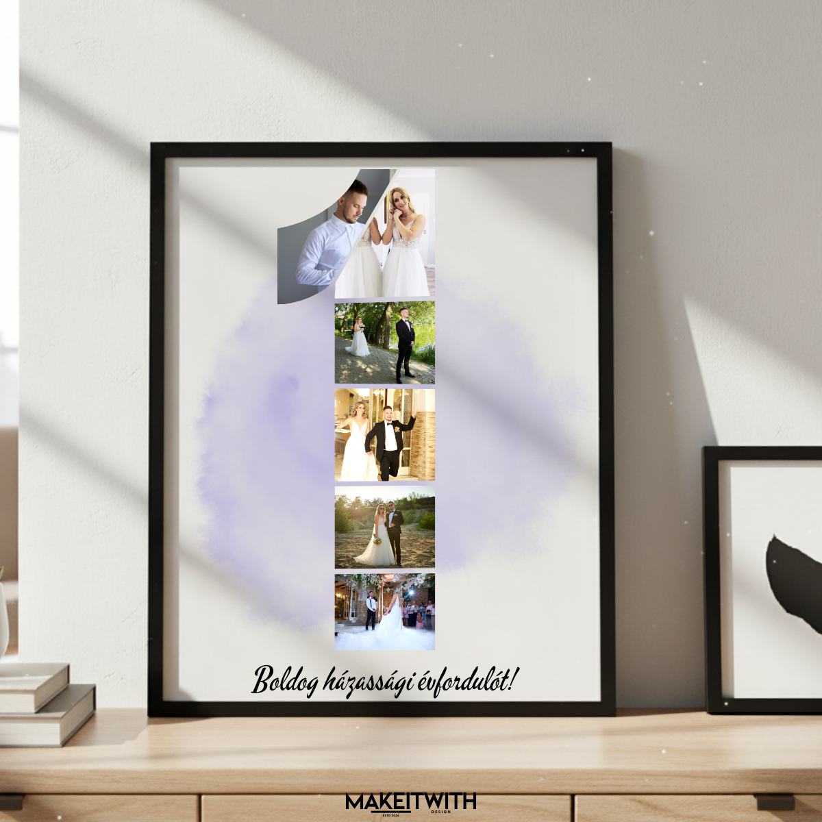 számos képek mockup feltöltés Egyedi számos fotókollázs - Image 1