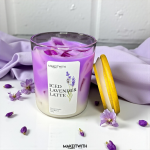 Levendulás Latte - poharas gyertya