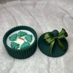 Fűszeres alma illatú szójaviasz gyertya