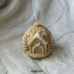 Karácsonyi Házikós Gömb Illatgyertya