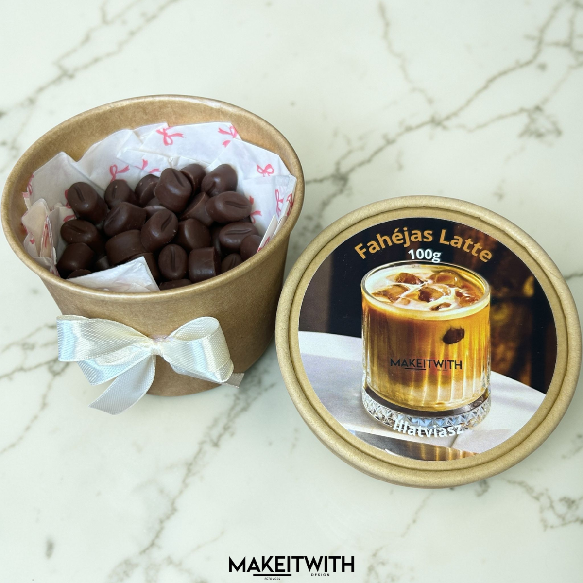 ILLATVIASZ (1) Fahéjas Latte illatviasz – 100 g / 30 g - Image 1