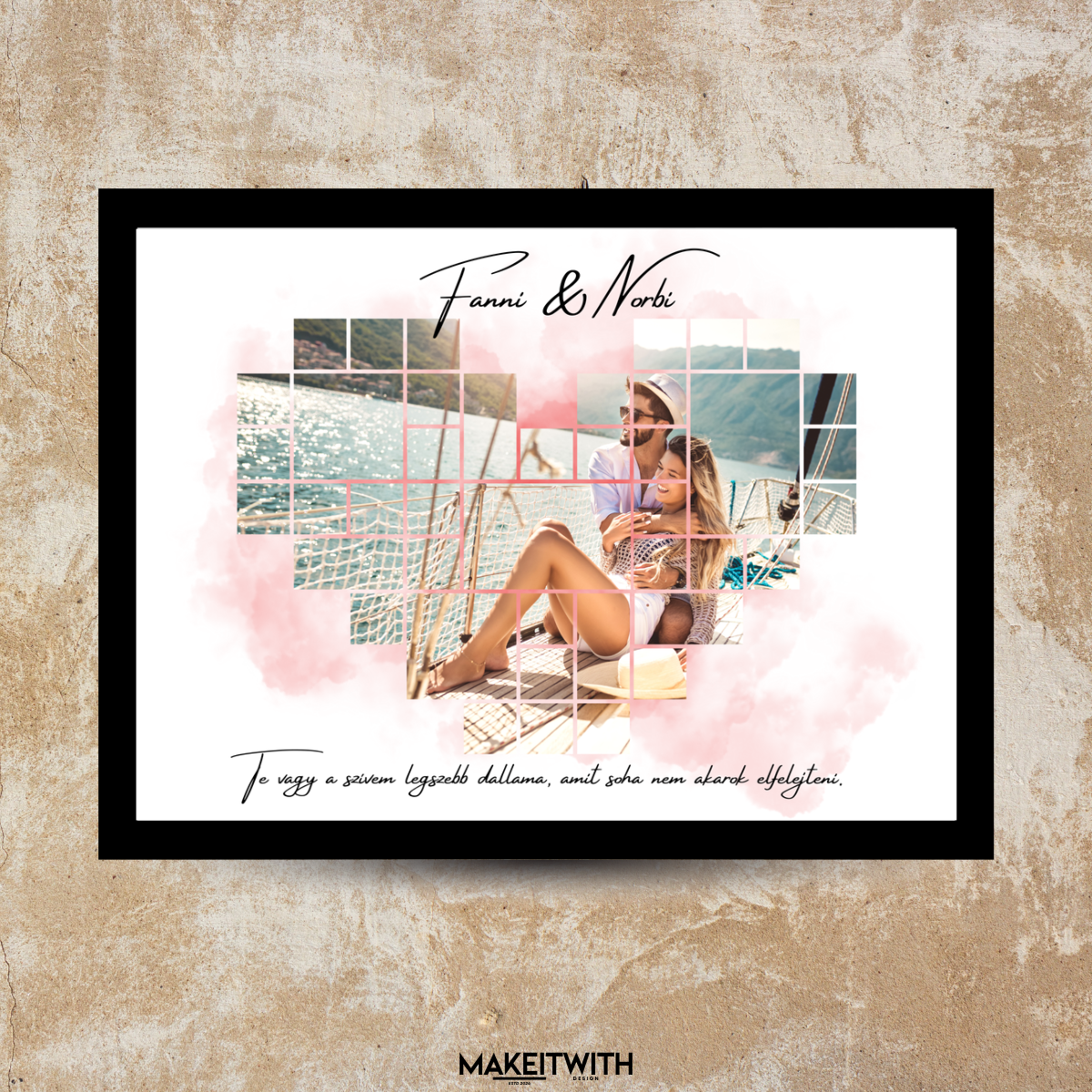 valentin nap keret mockup feltöltés (1) Szerelem Mozaik – Egyedi Falikép Pároknak - Image 1
