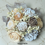 Virágvarázs – Illatosított Virágbox (bézs) - Image 2