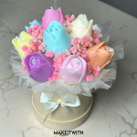 Tulipán Álom – Illatosított Virágbox (színes)