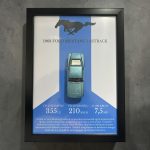 Autórajongói Falidekor – 1968 Ford Mustang Fastback