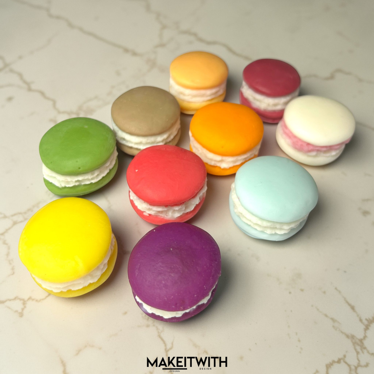 macaron illatviasz szett Macaron illatviasz (10db) - Image 1